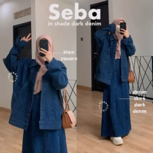 SEBA JACKET DENIM by Arunaoutfit