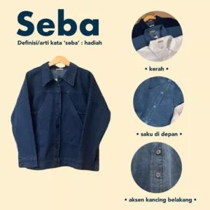 Alternative view of SEBA JACKET DENIM by Arunaoutfit