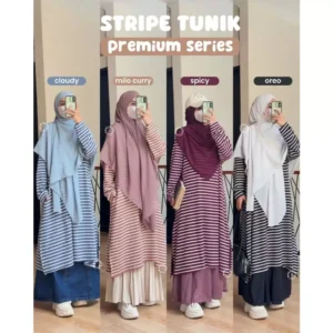 STRIPE TUNIK PREMIUM SERIES by Arunaoutfit