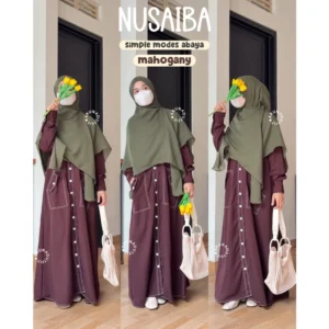 Alternative view of NUSAIBA ABAYA - by Arunaoutfit