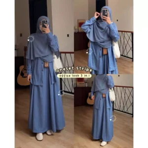 Alternative view of ONESET STRIPE OFFICE LOOK 3 IN 1