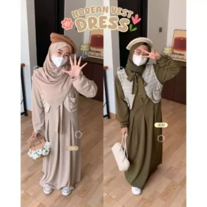 Alternative view of KOREAN VEST DRESS