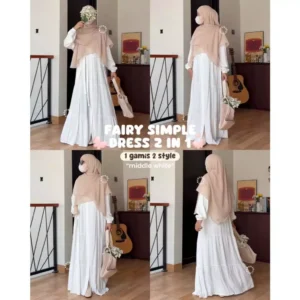 Alternative view of FAIRY SIMPLE DRESS 2 IN 1 STYLES
